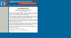 Desktop Screenshot of dwcommunications.net